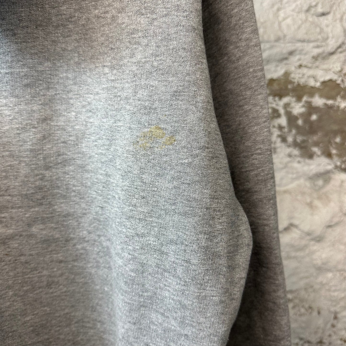 Burberry Small Logo Zip Up Hoodie Gray Sz XL