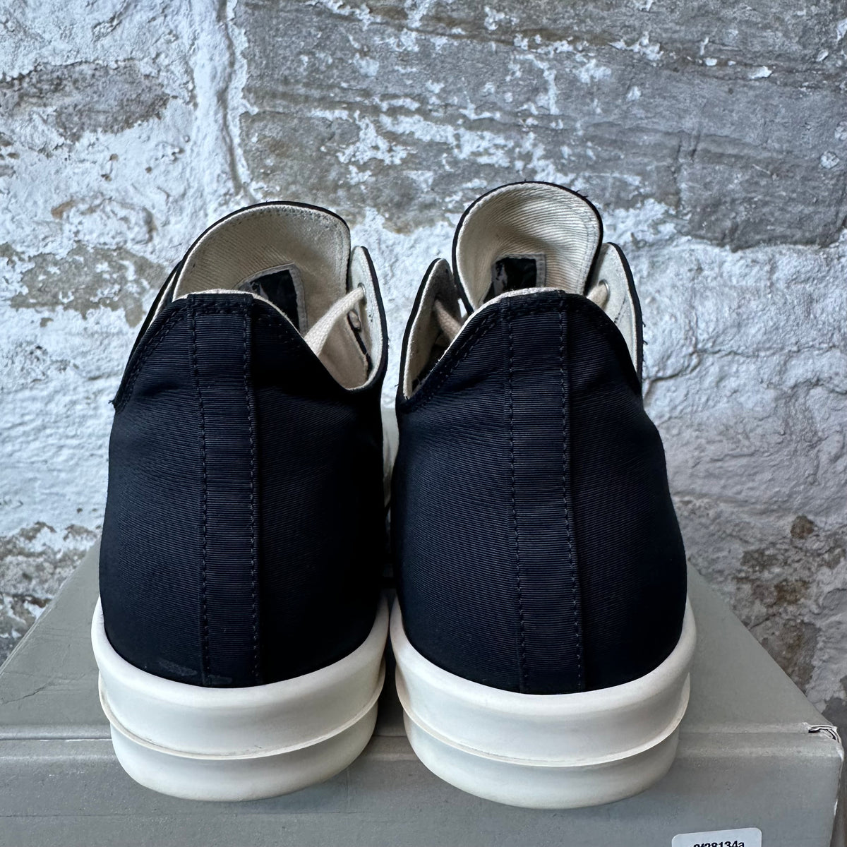 Rick Owens Stop Breath Black Milk Sneaker Sz 9 (42)