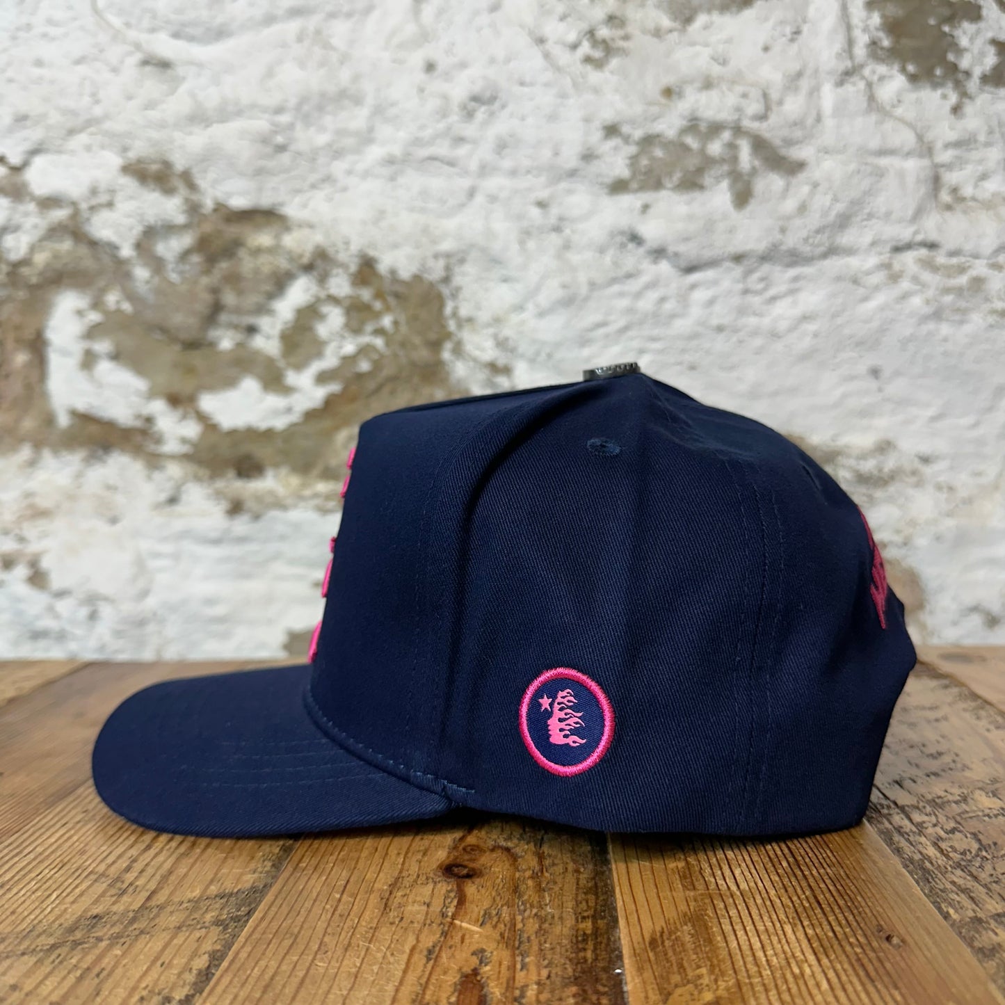 Hellstar OG Logo Navy Snapback Hat