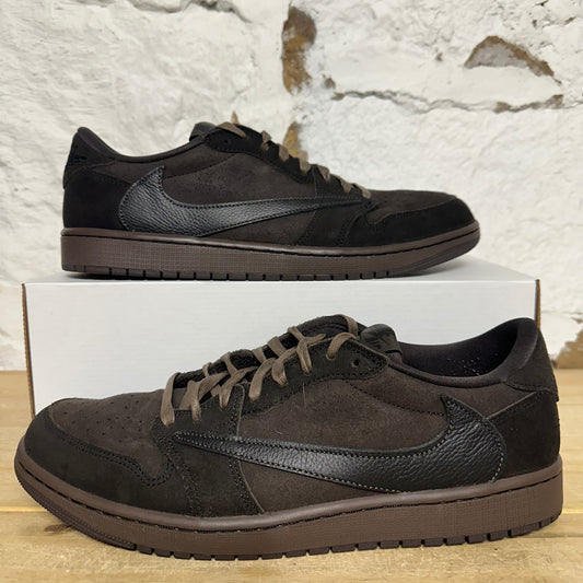 Air Jordan 1 Low Travis Scott Velvet Brown Sz 13