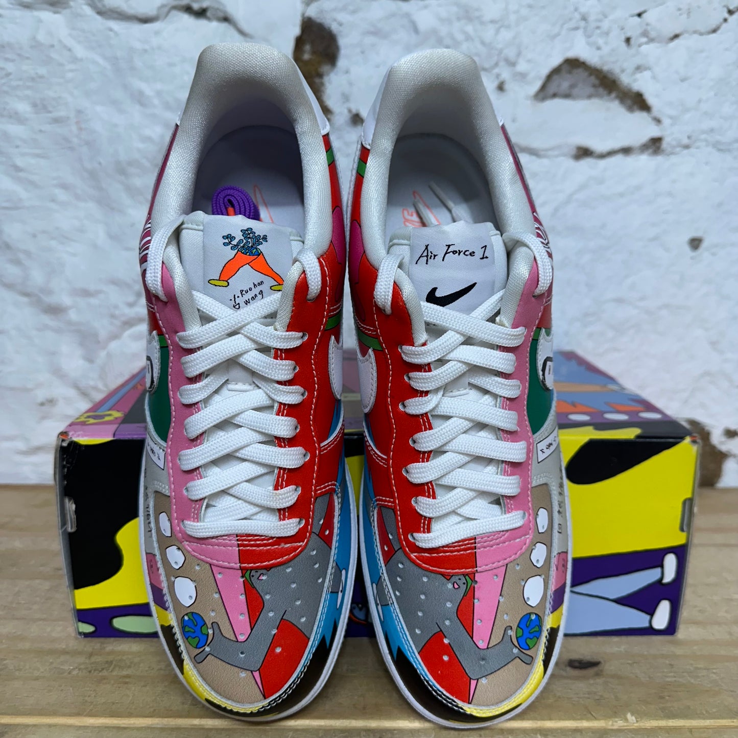 Nike Air Force 1 Flyleather Rouhan Wang Sz 9 DS