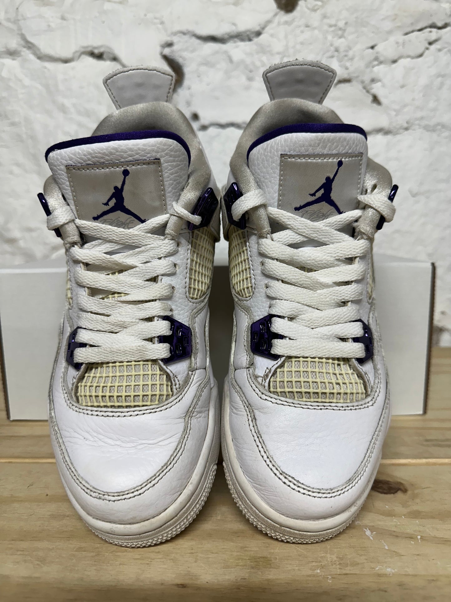 Air Jordan 4 Metallic Purple Sz 6Y