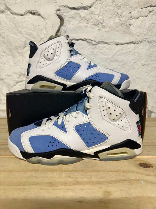 Air Jordan 6 UNC White Sz 6.5Y