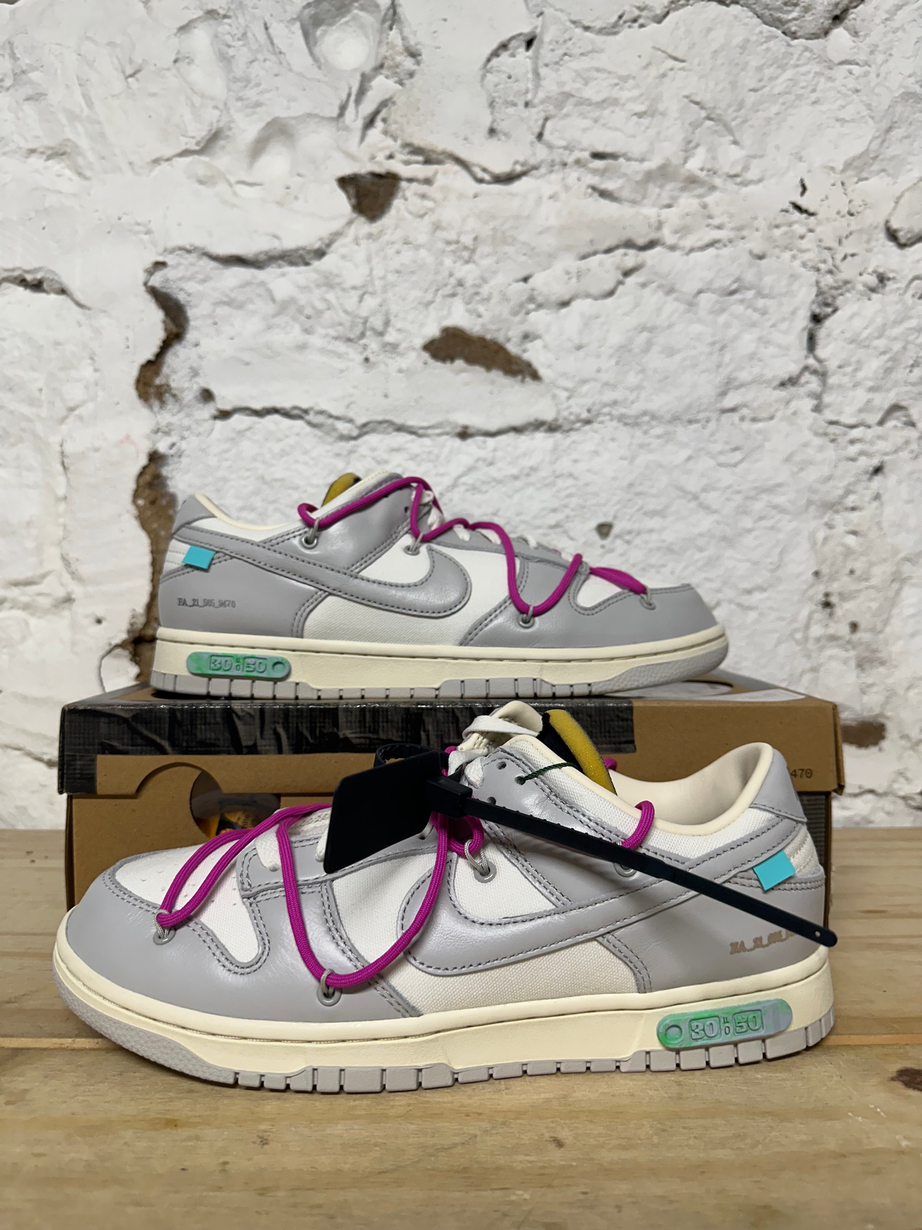 Nike Dunk Low Off White Lot 30 Sz 10 DS