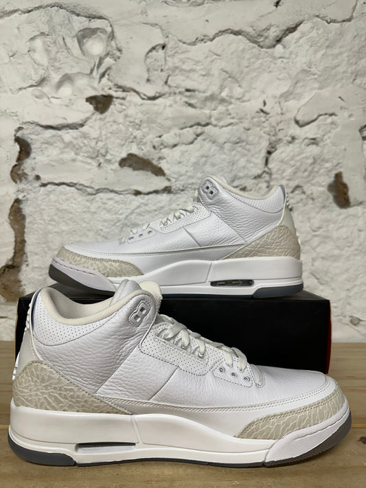 Air Jordan 3 Pure White Sz 12 DS