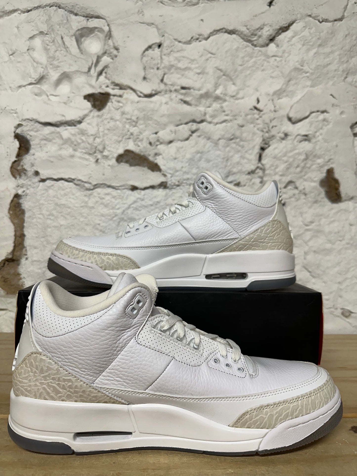 Air Jordan 3 Pure White Sz 12 DS