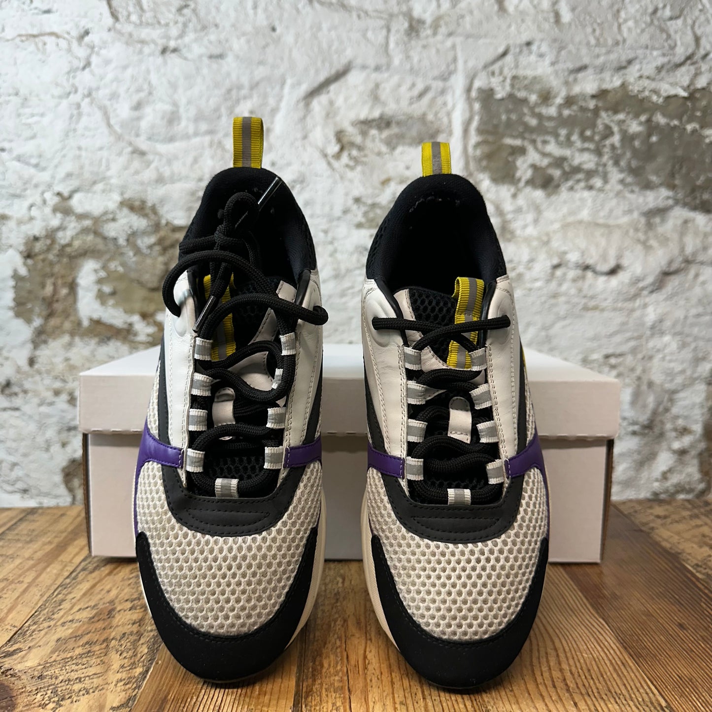Dior B22 Black White Purple Sneaker Sz 7 (40)