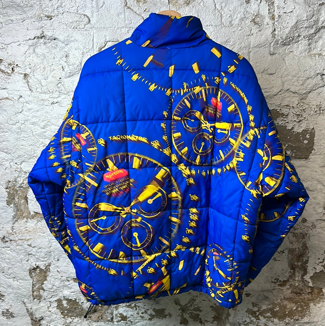 Supreme Watches Jacket Blue Sz M