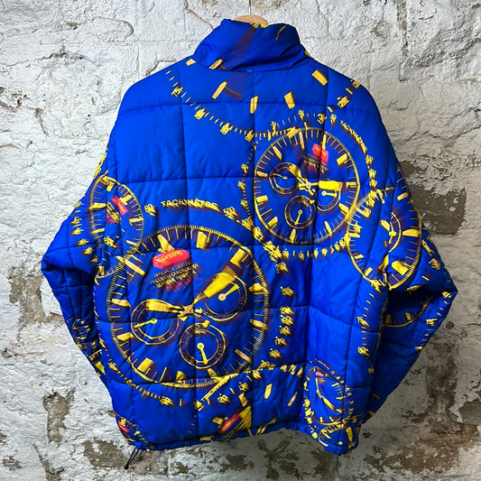 Supreme Watches Jacket Blue Sz M