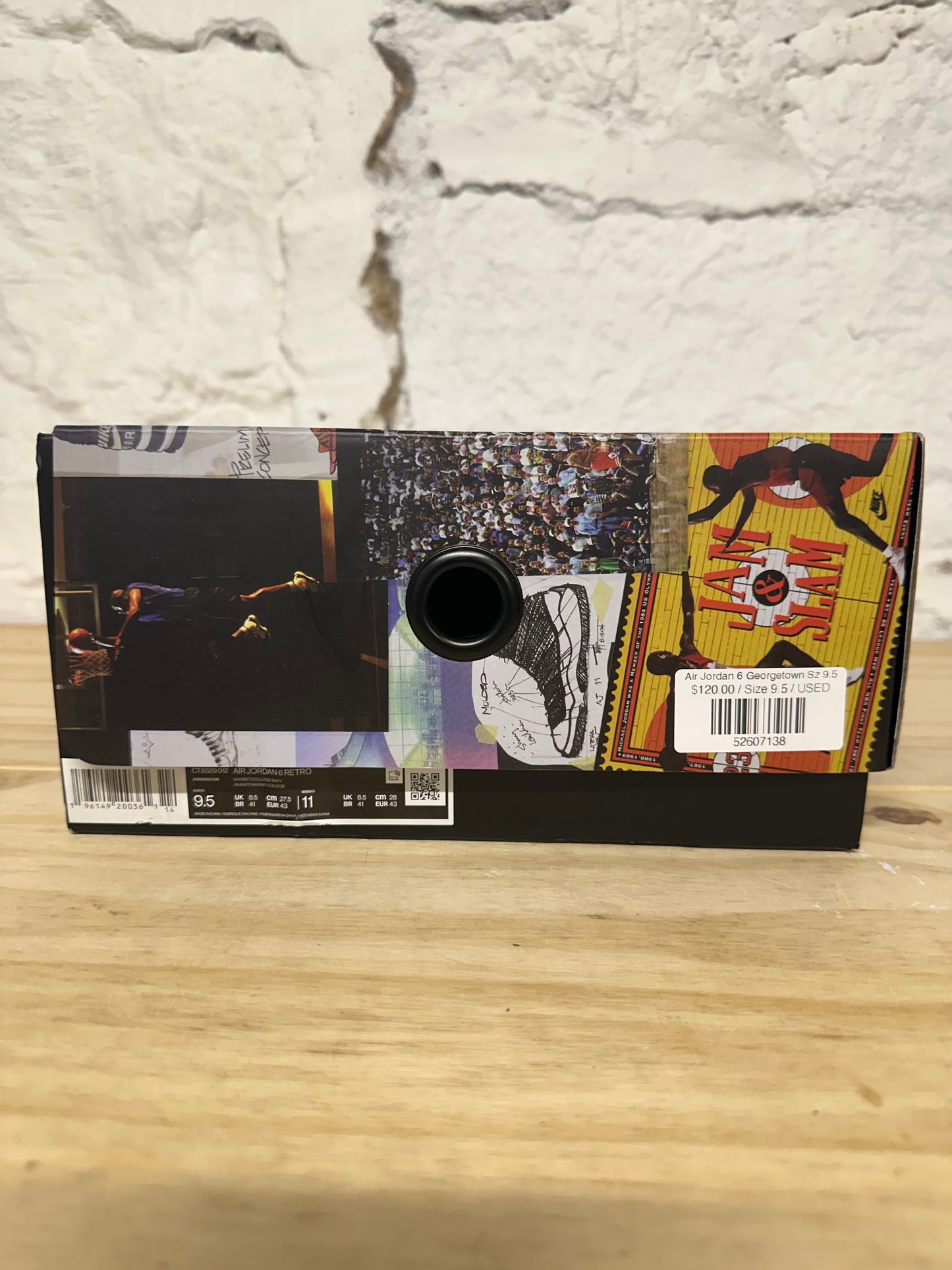 Air Jordan 6 Georgetown Sz 9.5