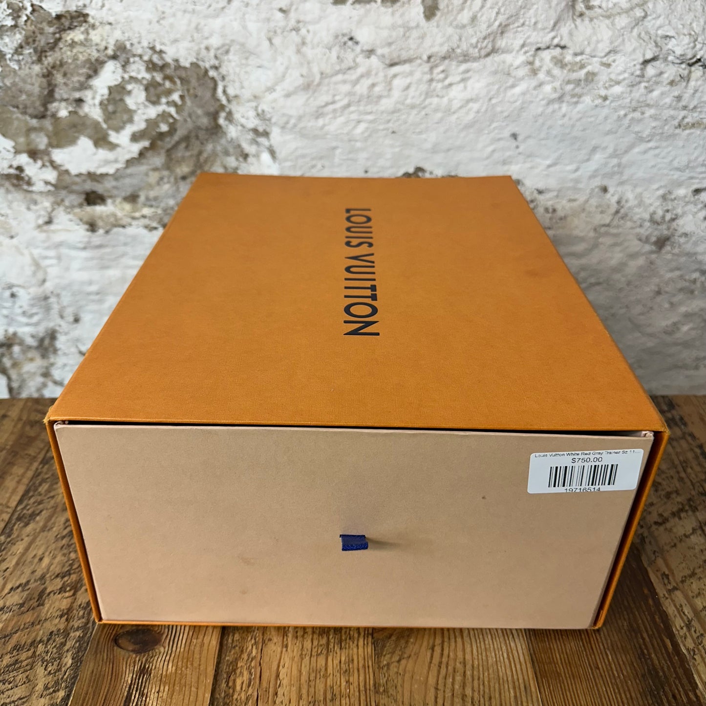 Louis Vuitton White Red Gray Trainer Sz 11.5 (10LV)