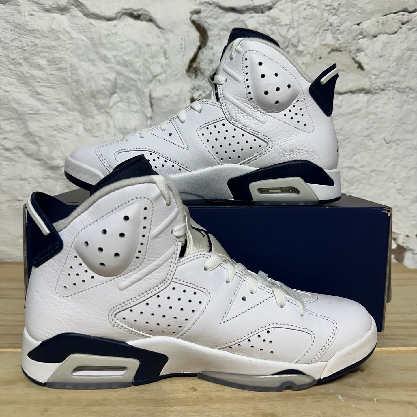 Air Jordan 6 Midnight Navy Sz 8.5