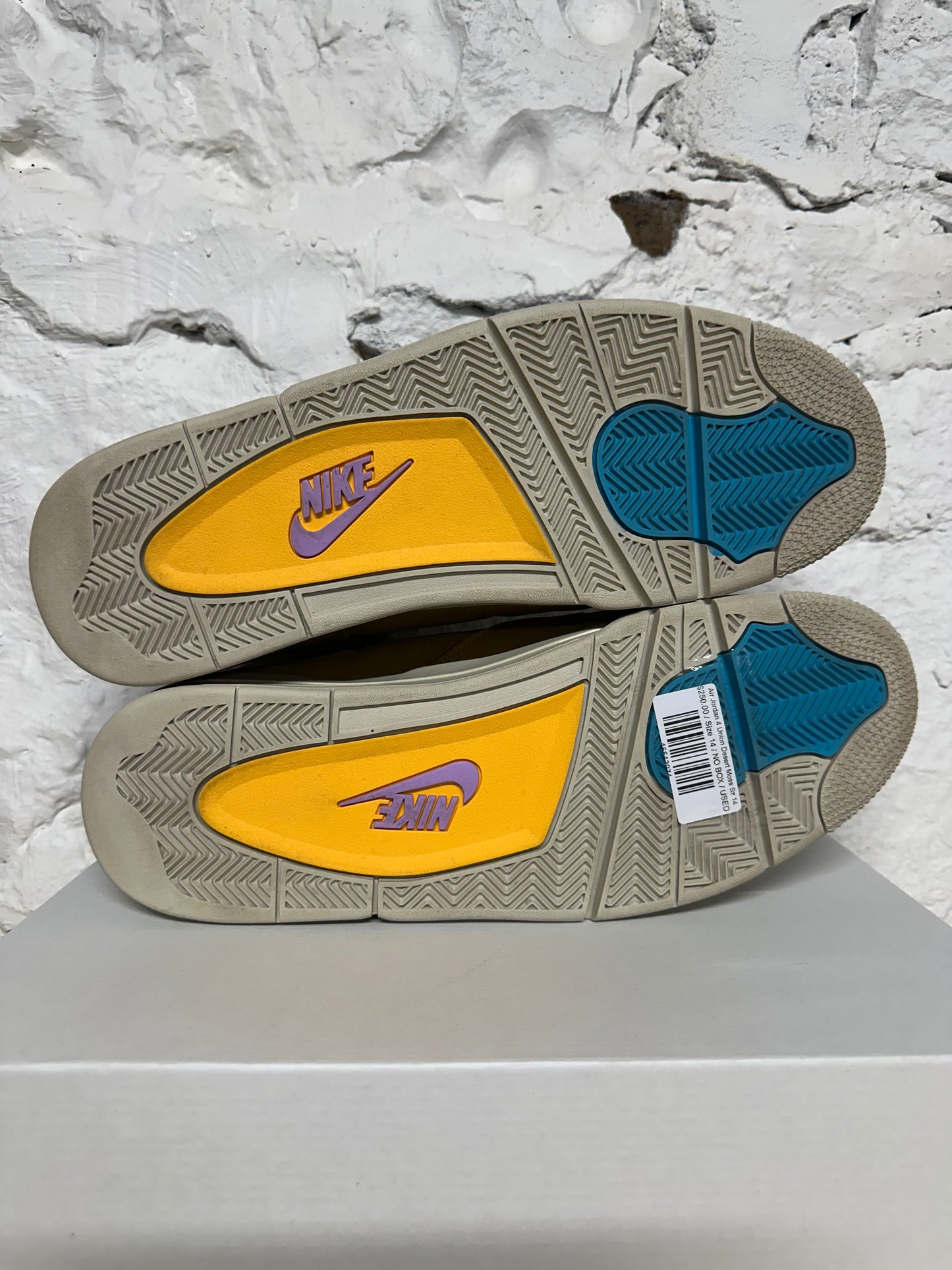 Air Jordan 4 Union Desert Moss Sz 14