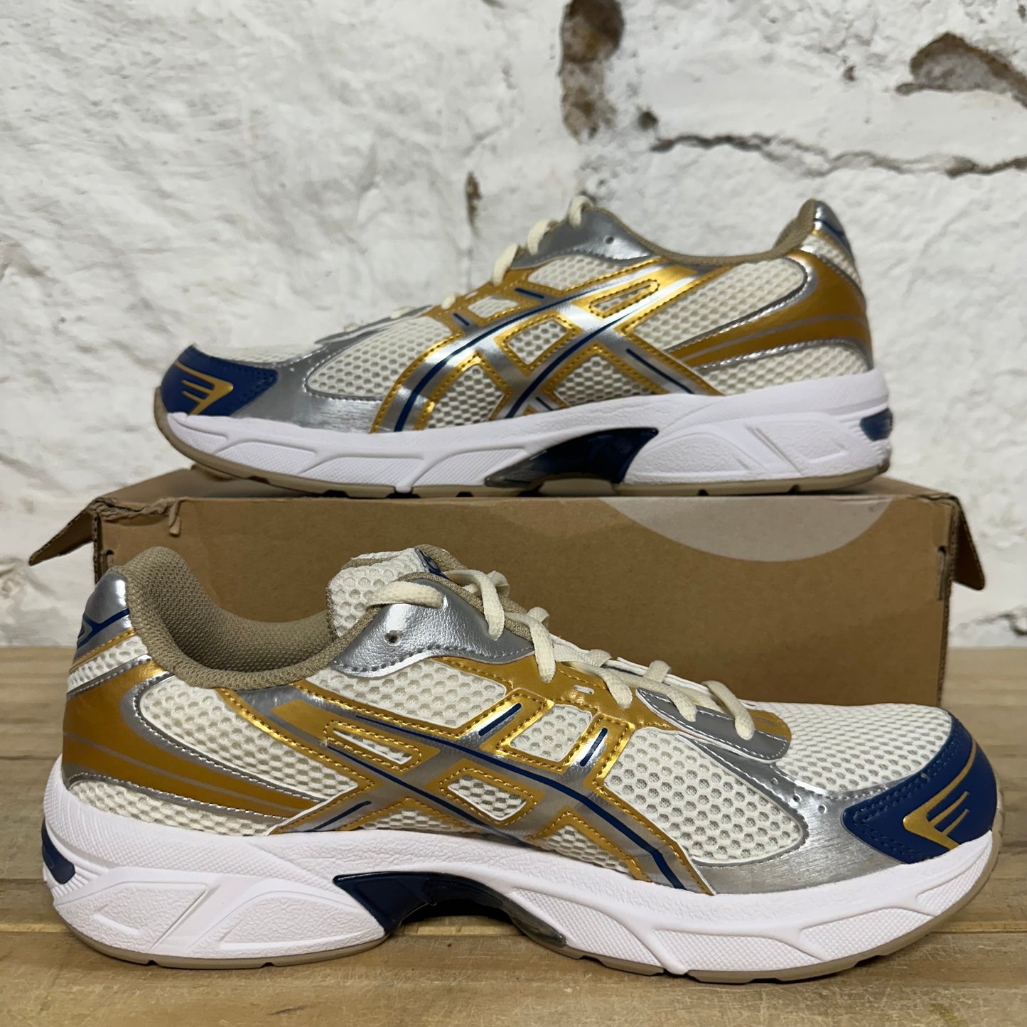 Asics Gel 1130 Cream Pure Silver Sz 9
