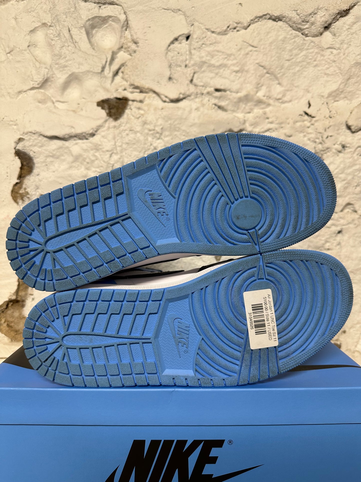 Air Jordan 1 High UNC Toe Sz 11