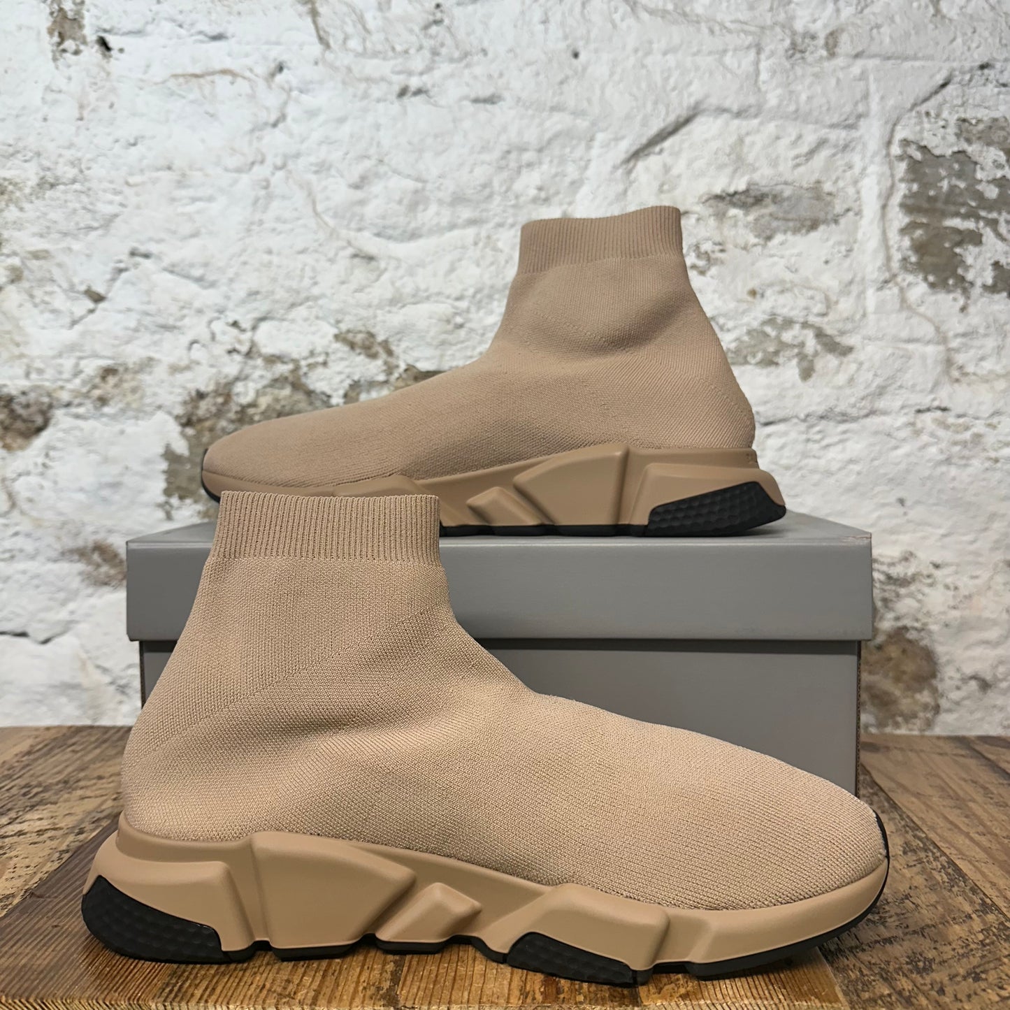 Balenciaga Sock Runner Beige Black Sneaker