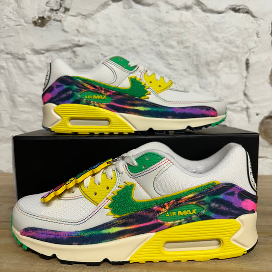 Nike Air Max 90 Grateful Dead Oregon Ducks Sz 10 DS