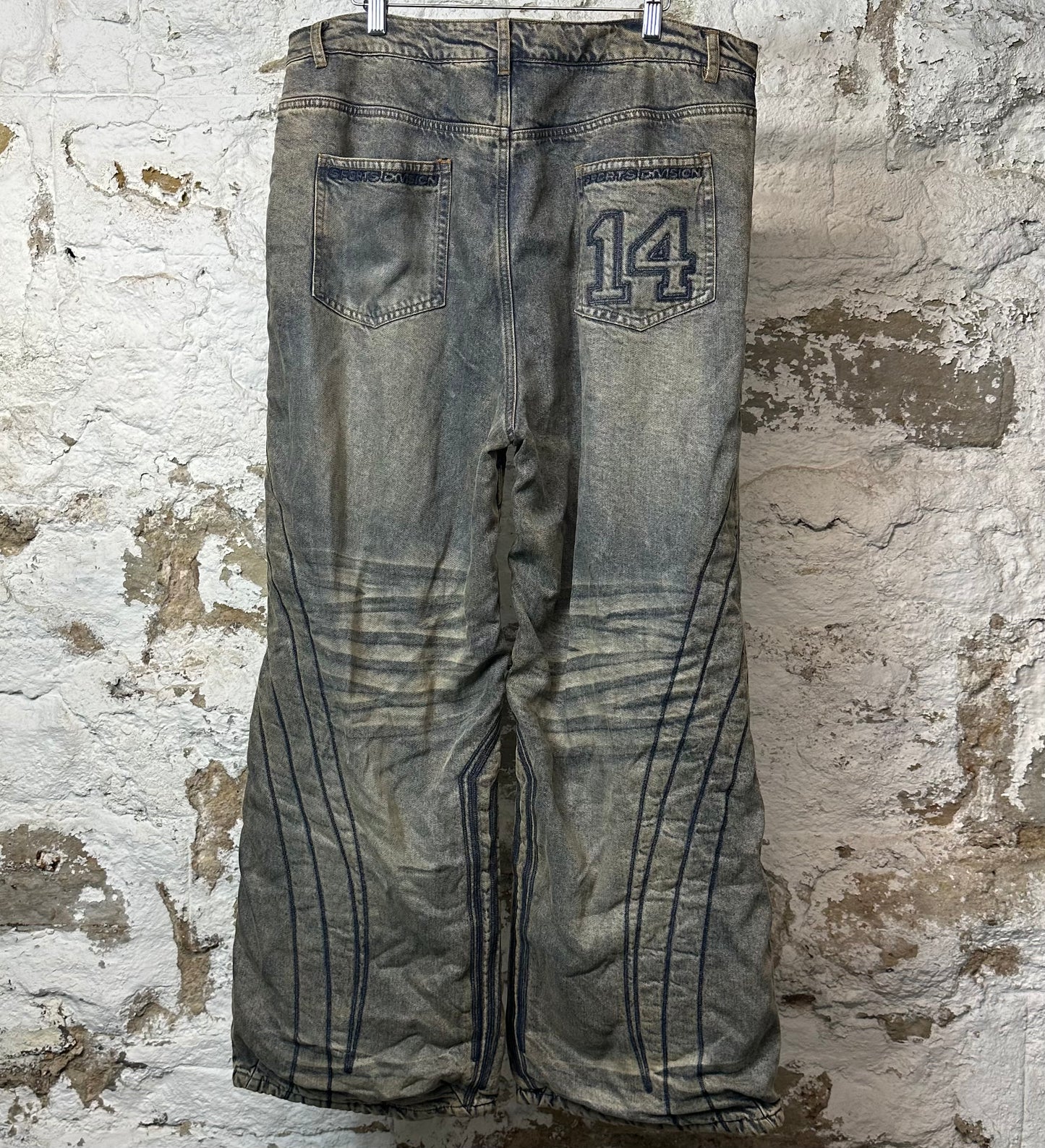 Vale Motorcross Pines Blue Denim Jeans Sz 32