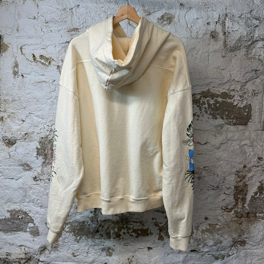 Rhude St University Hoodie Cream Sz M
