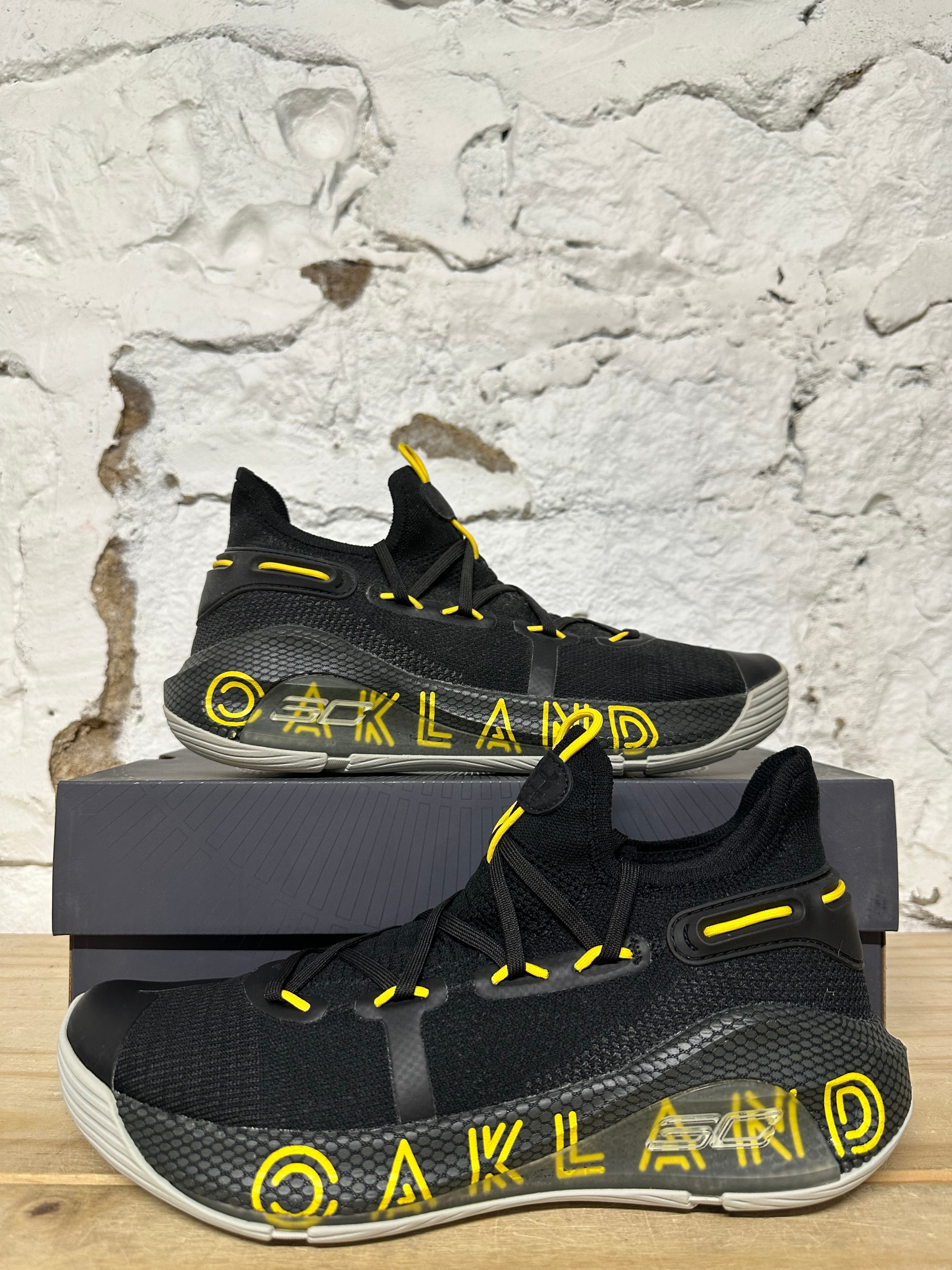 Under Armour Curry 6 Thank You Oakland Sz 10 DS