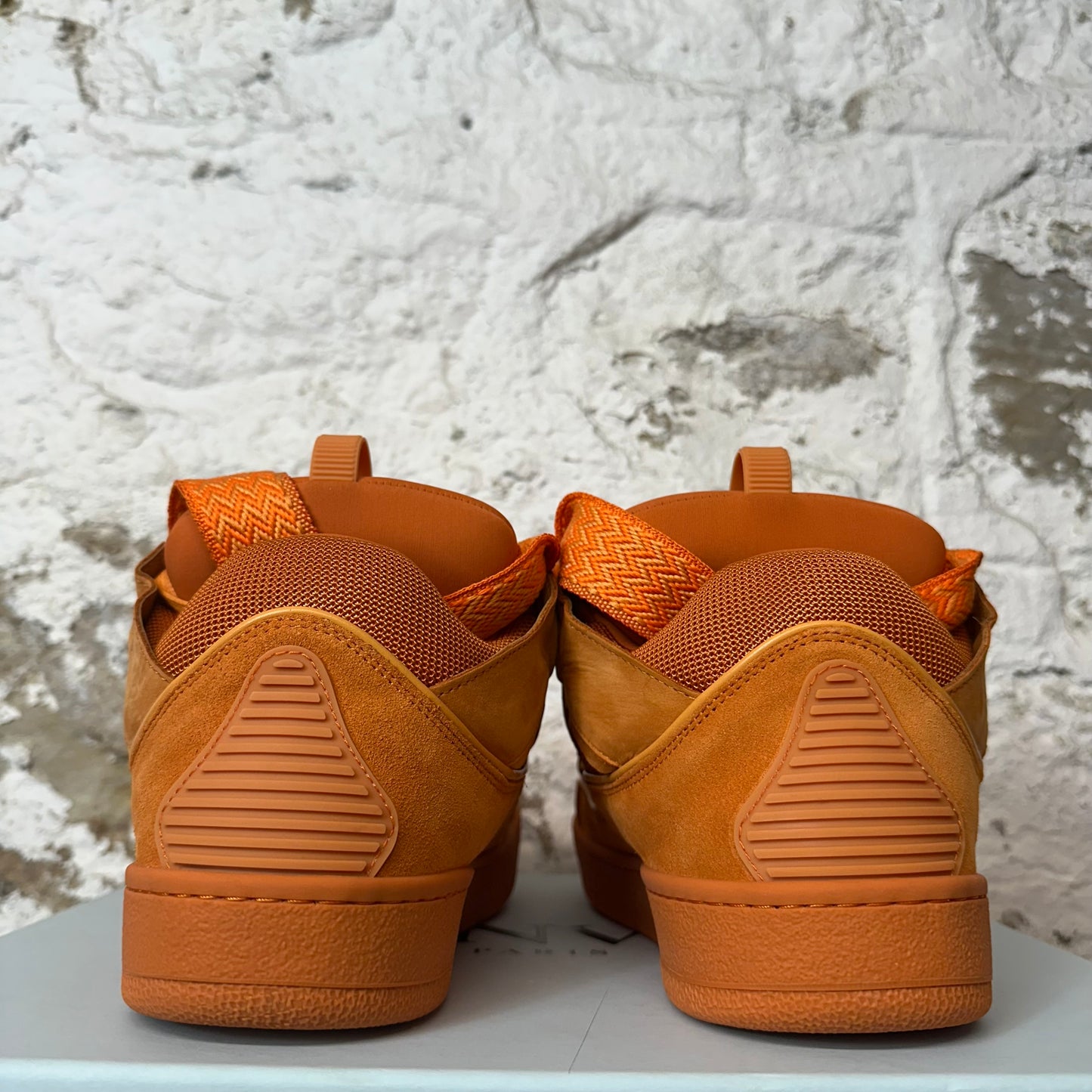 Lanvin Curb Triple Orange Sneaker