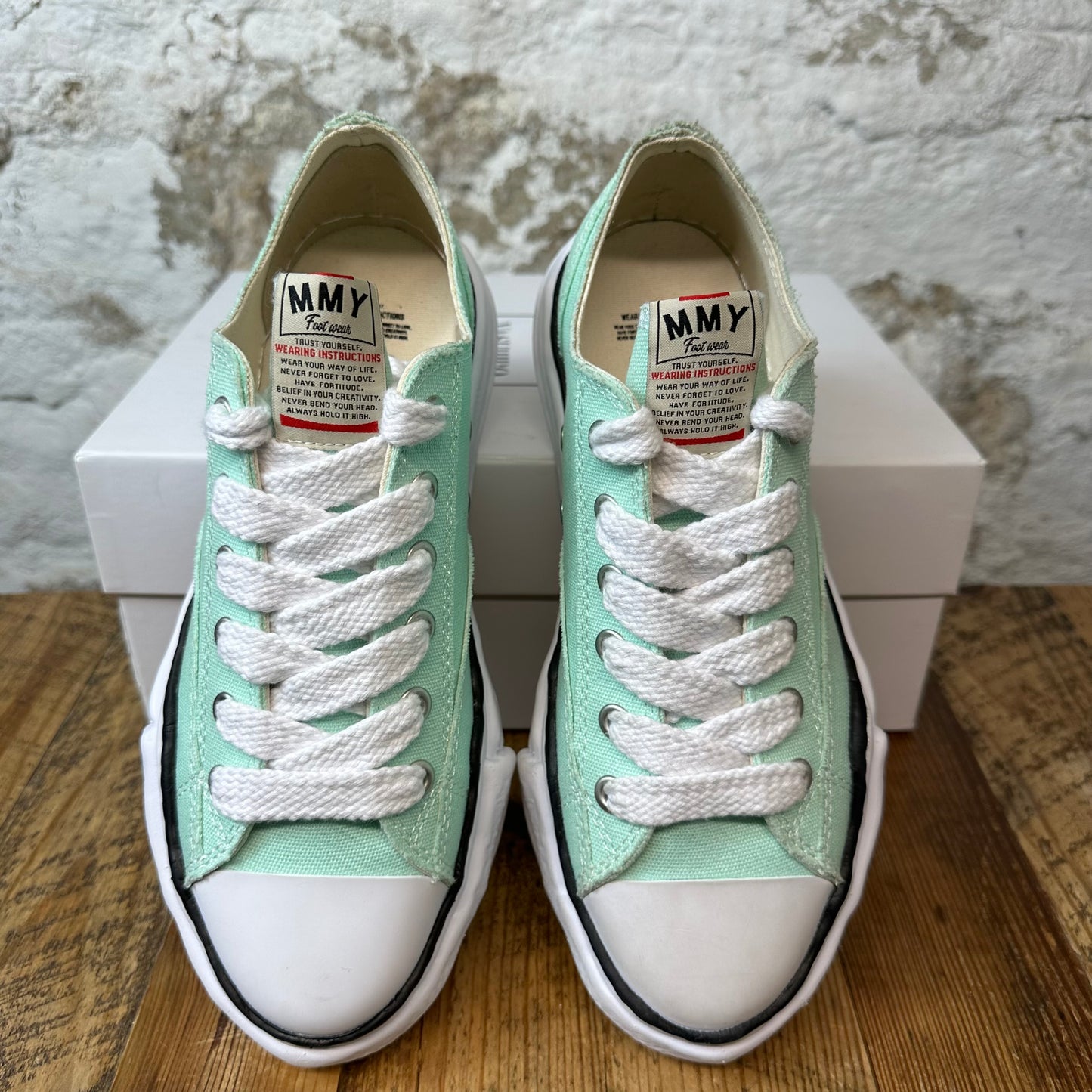 Maison Mihara Peterson Mint Green Sneaker Sz 9 (42)