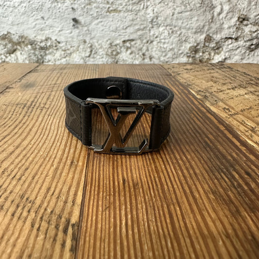 Louis Vuitton Graphite Hockenheim Bracelet Sz 21
