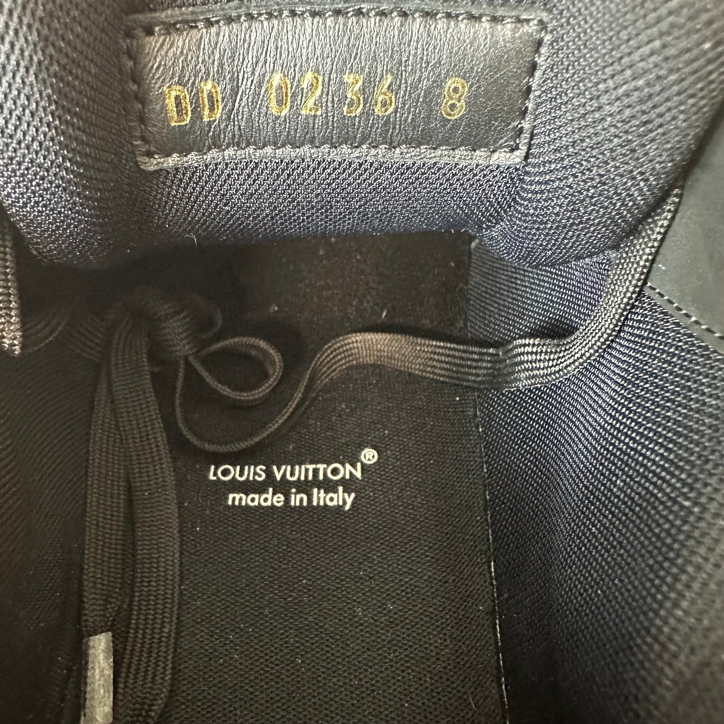 Louis Vuitton Triple Black Monogram Trainer Sneaker Sz 9.5 (8LV)