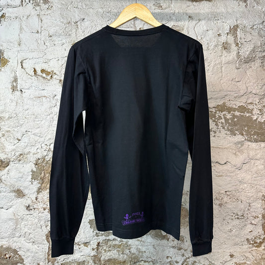 Chrome Hearts Purple Foti Skeleton L/s Black Sz S