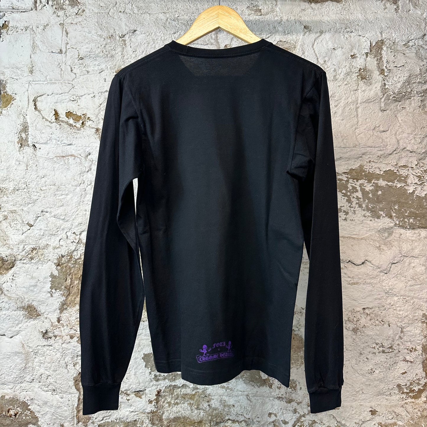 Chrome Hearts Purple Foti Skeleton L/s Black Sz S