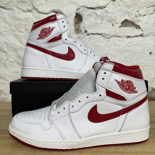 Air Jordan 1 High Metallic Red Sz 14 DS
