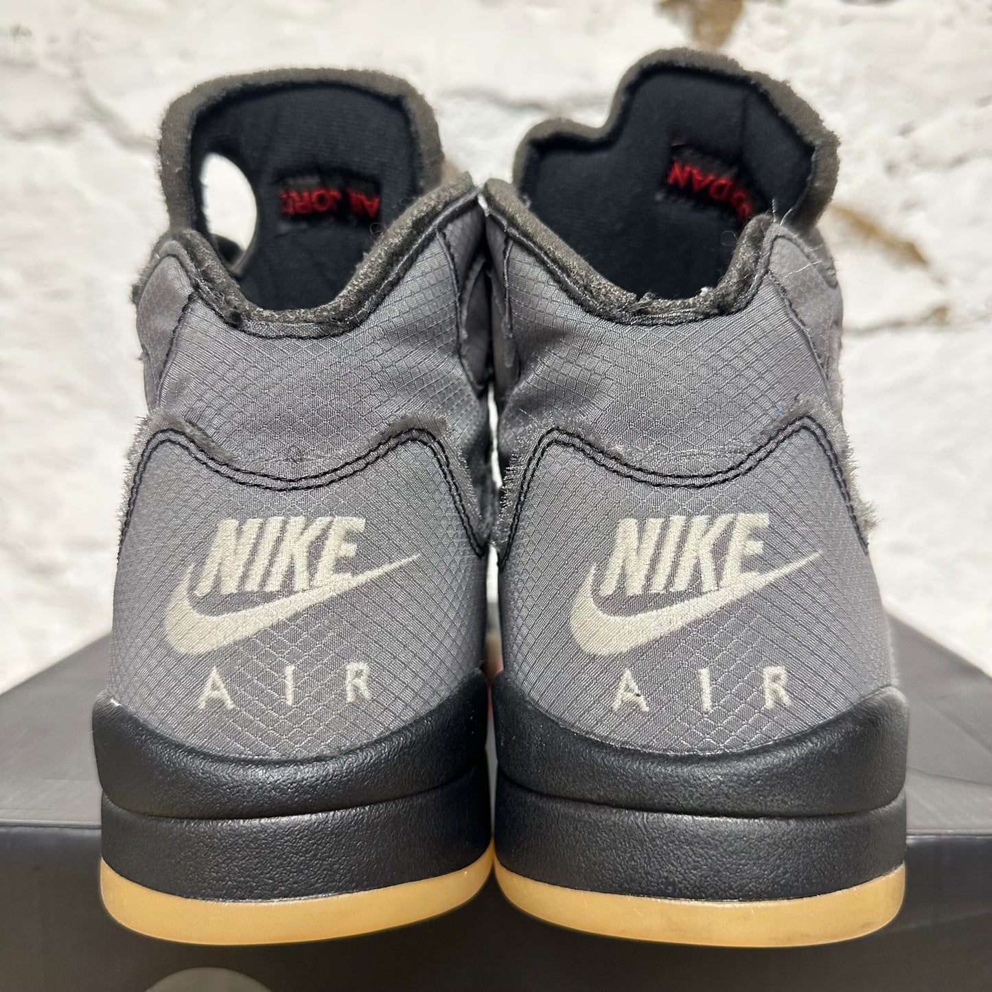 Air Jordan 5 Off-White Muslin Sz 12