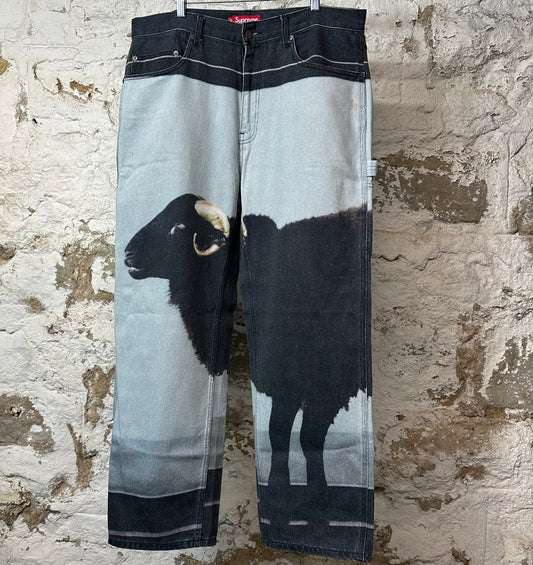 Supreme Damien Hirst Painter Denim Jeans Sz 36
