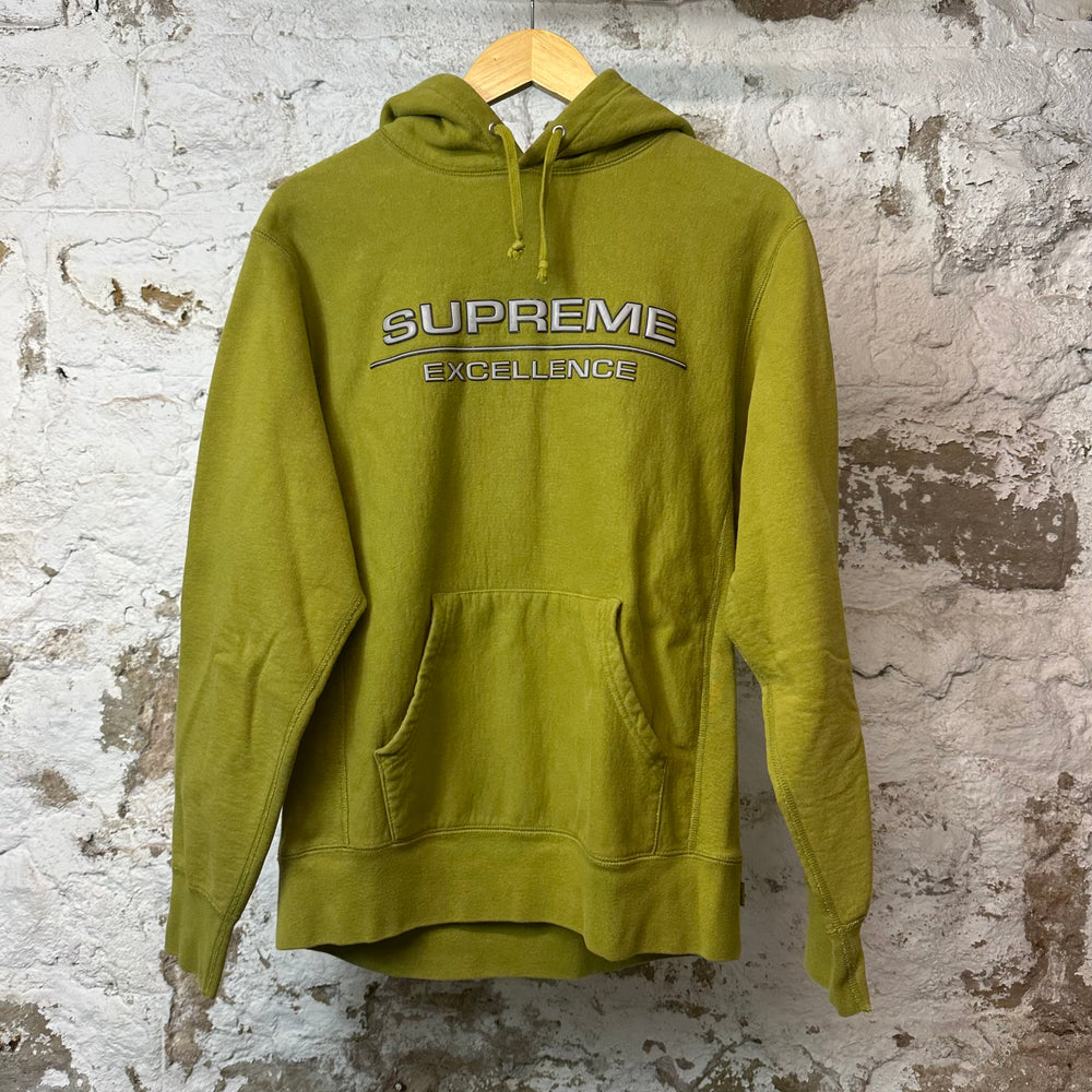 Supreme Excellence Spellout Hoodie Moss Sz M