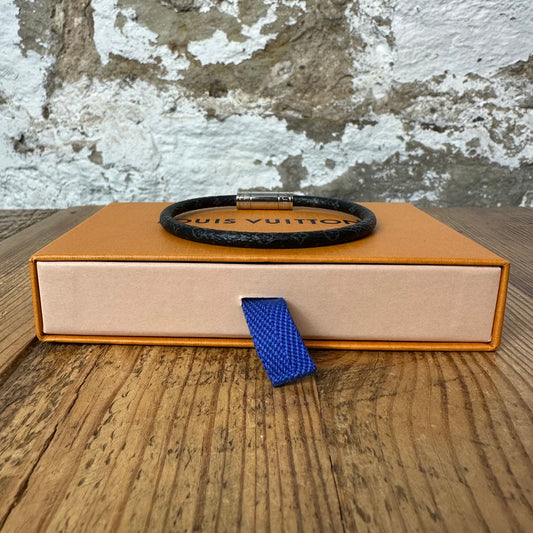 Louis Vuitton Graphite Monogram Keep It Bracelet W/ Box