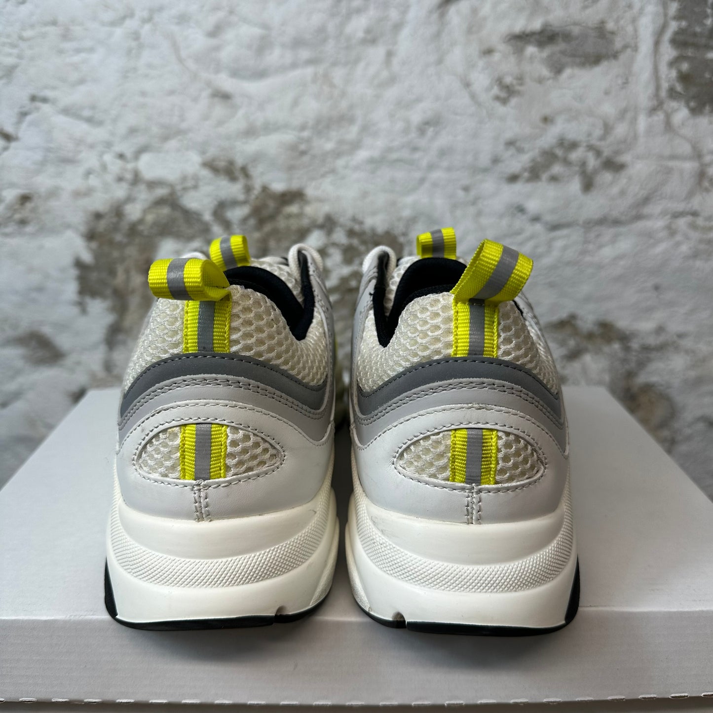 Dior B22 Yellow Gray White Sneaker Sz 7 (40) No Box