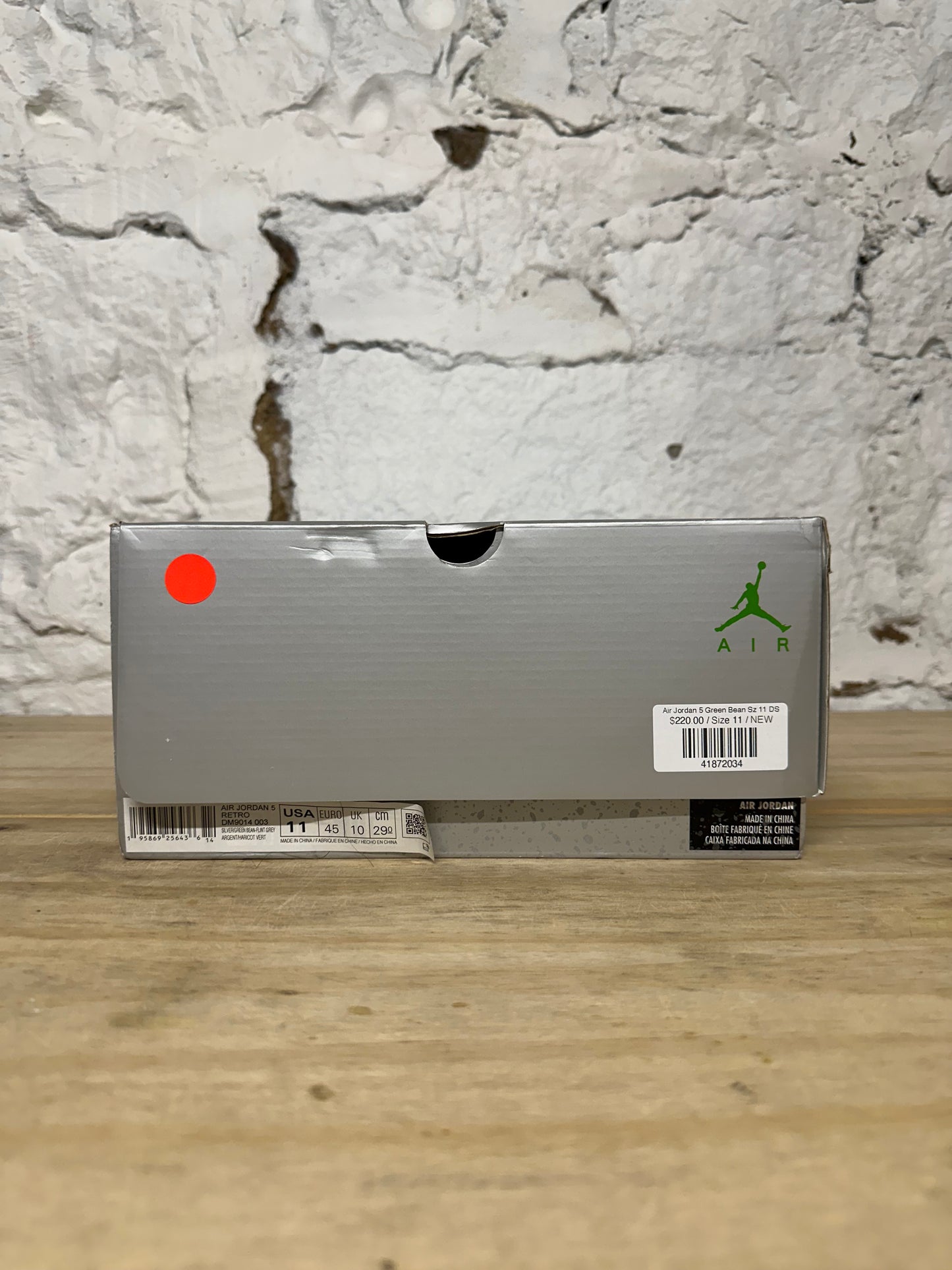 Air Jordan 5 Green Bean Sz 11 DS