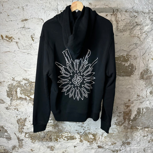 Amiri Crystal Poke Hoodie Black Sz M