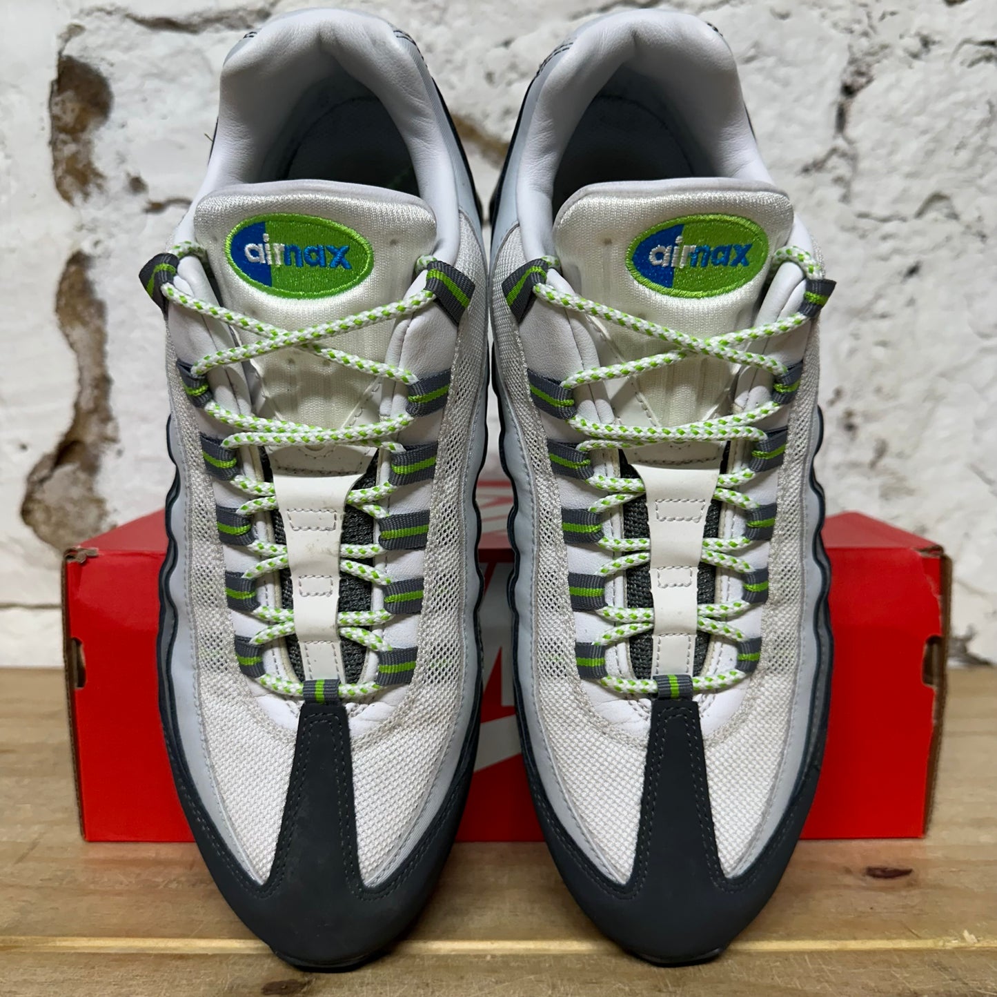 Nike Air Max 95 Big Bubble Green Apple Sz 10.5