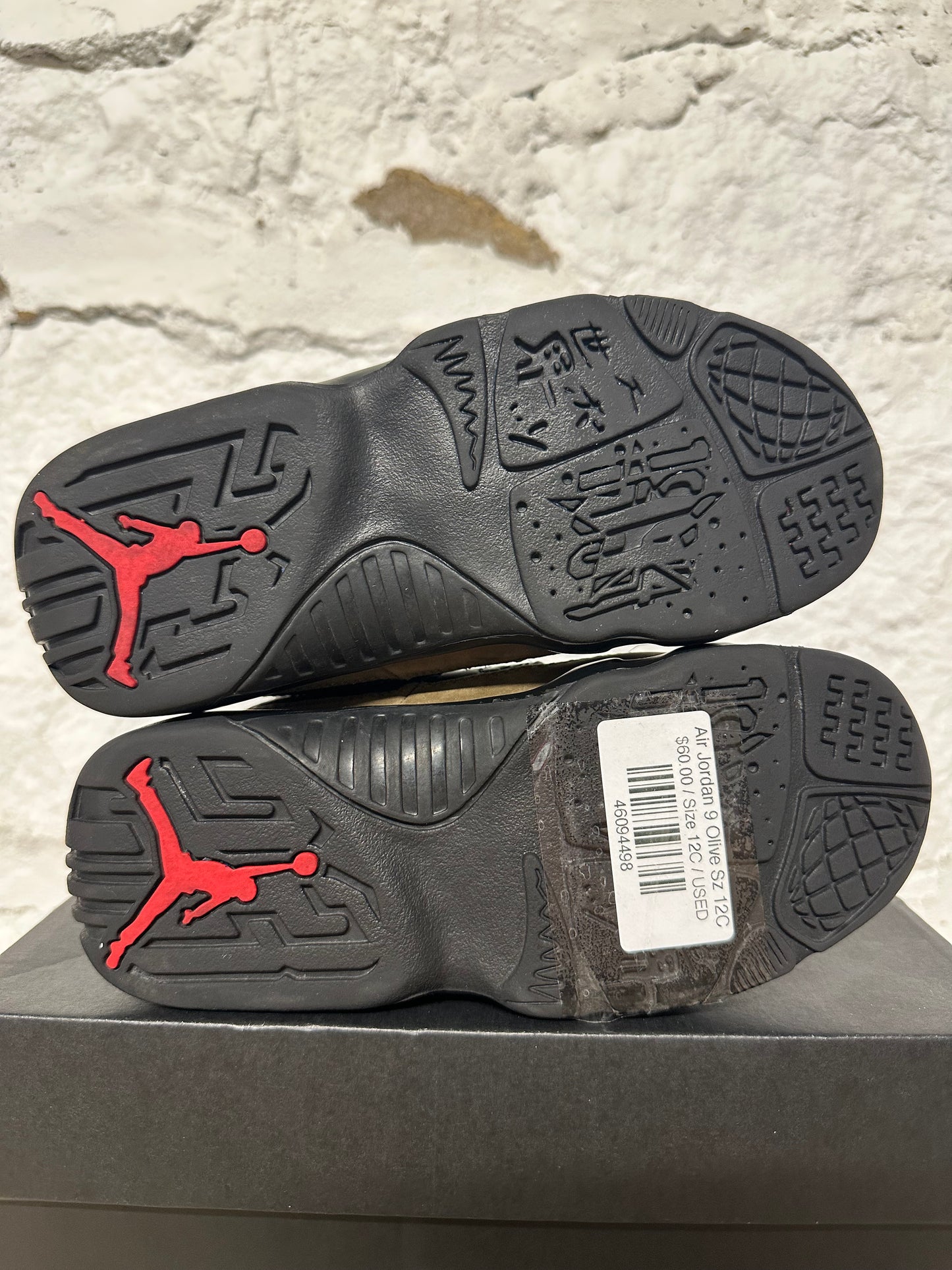 Air Jordan 9 Olive Sz 12C