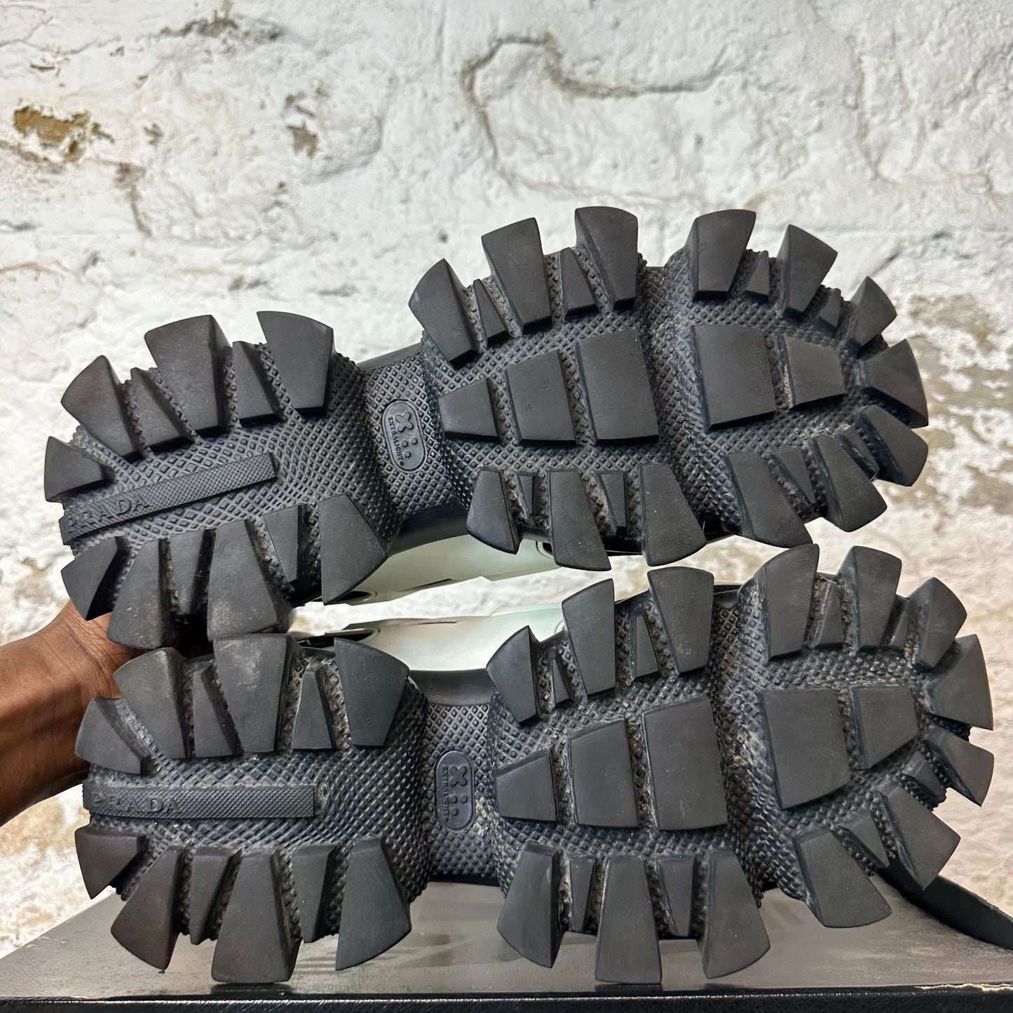 Prada Cloudbust Thunder Black White Sneaker Sz 11