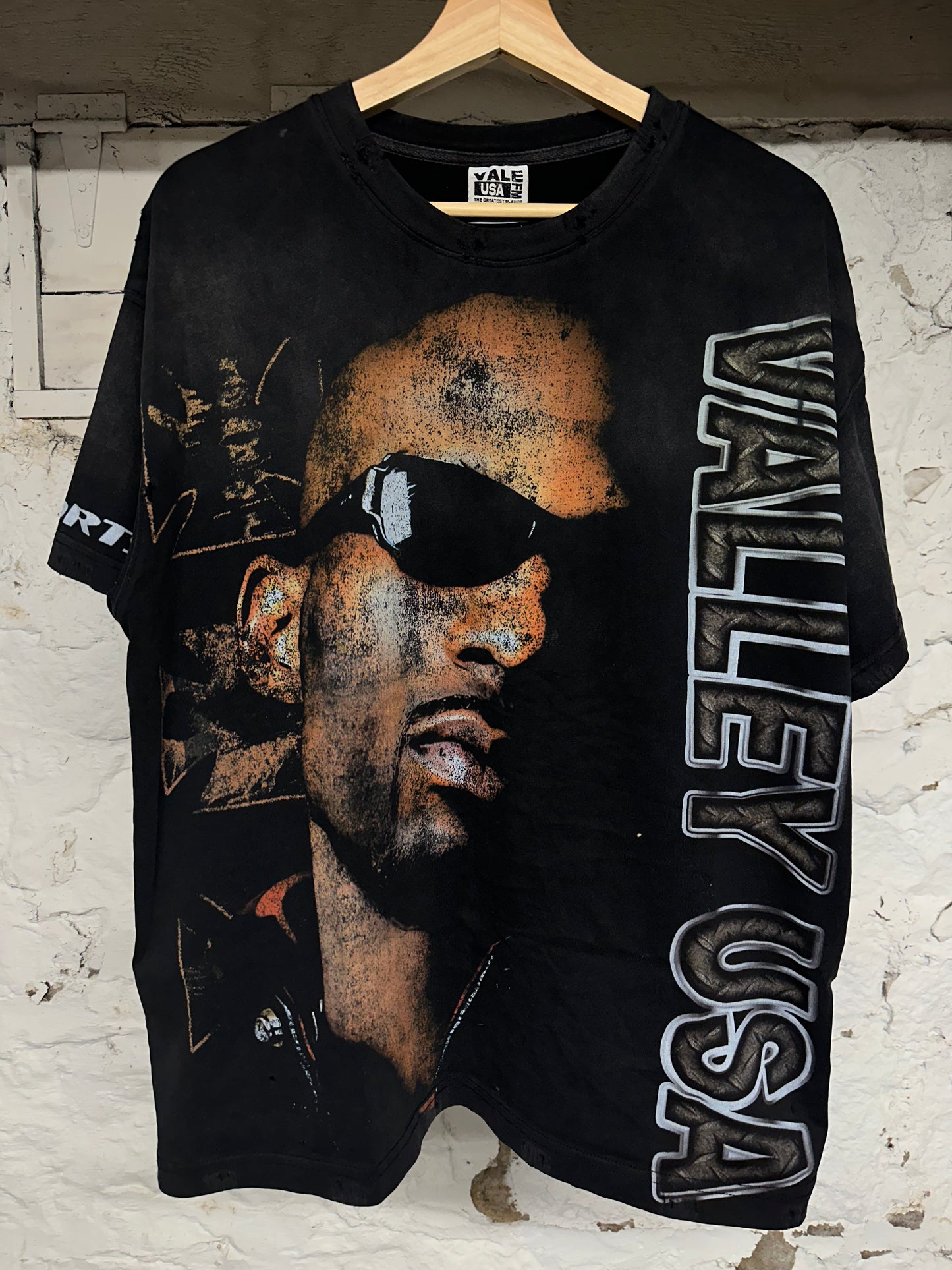 Vale The Dog Black T-Shirt Sz M