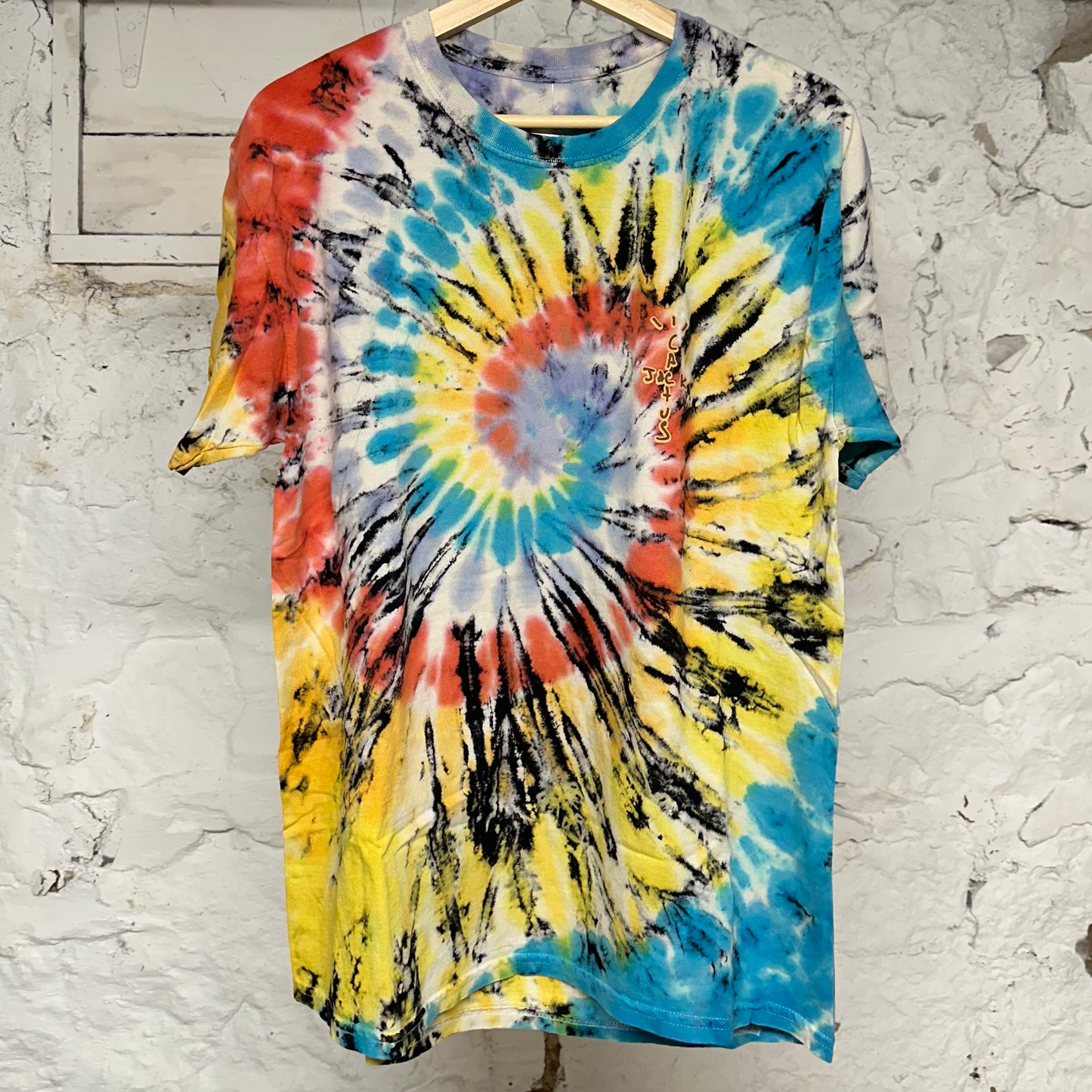 Travis Scott Highest In The Room Tie Dye T-Shirt Sz L