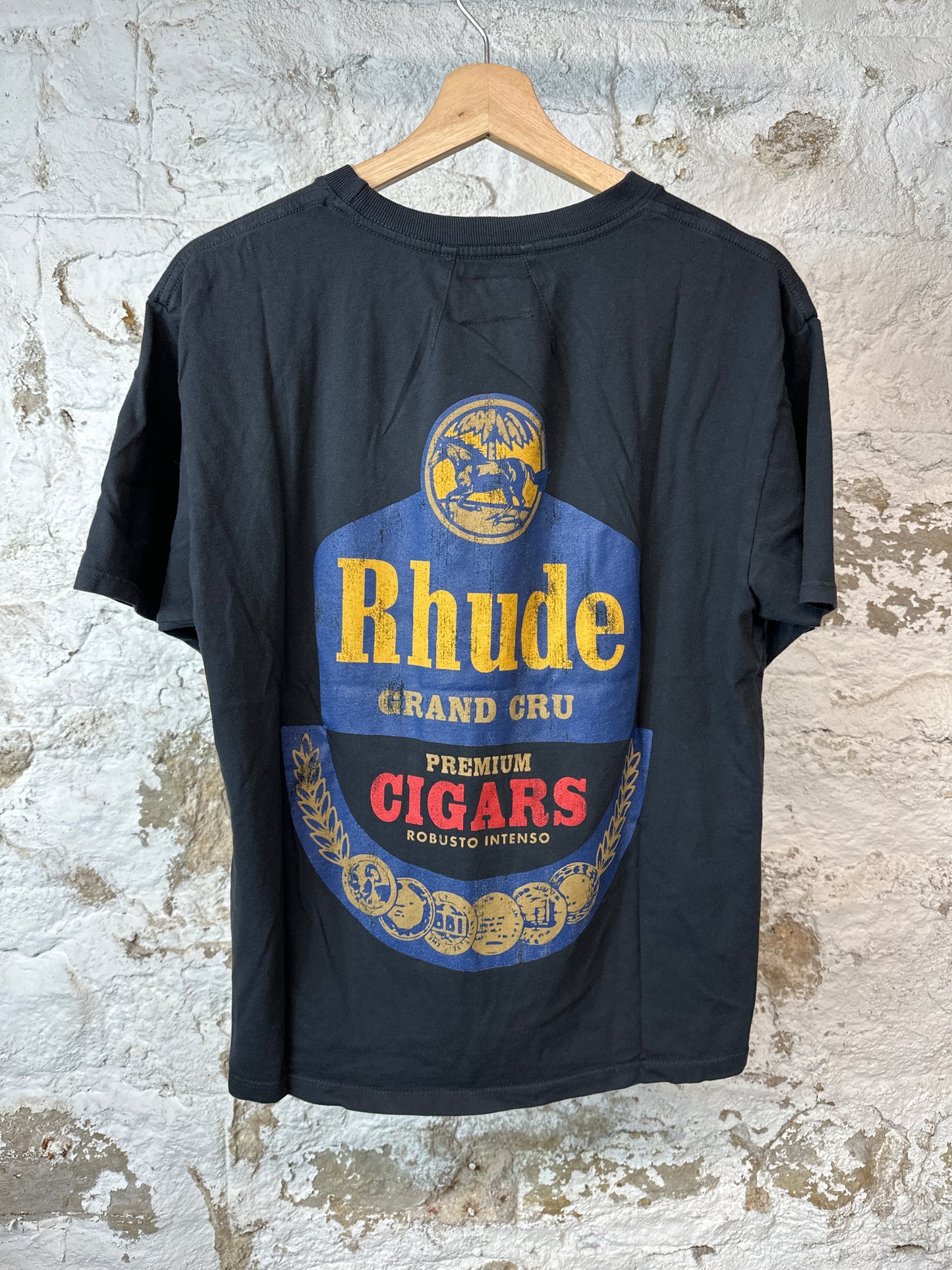 Rhude Grand Cru T-shirt Black Sz XS