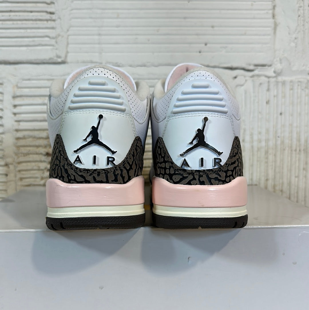 Air Jordan 3 Neapolitan Dark Mocha Sz 7.5(9W)