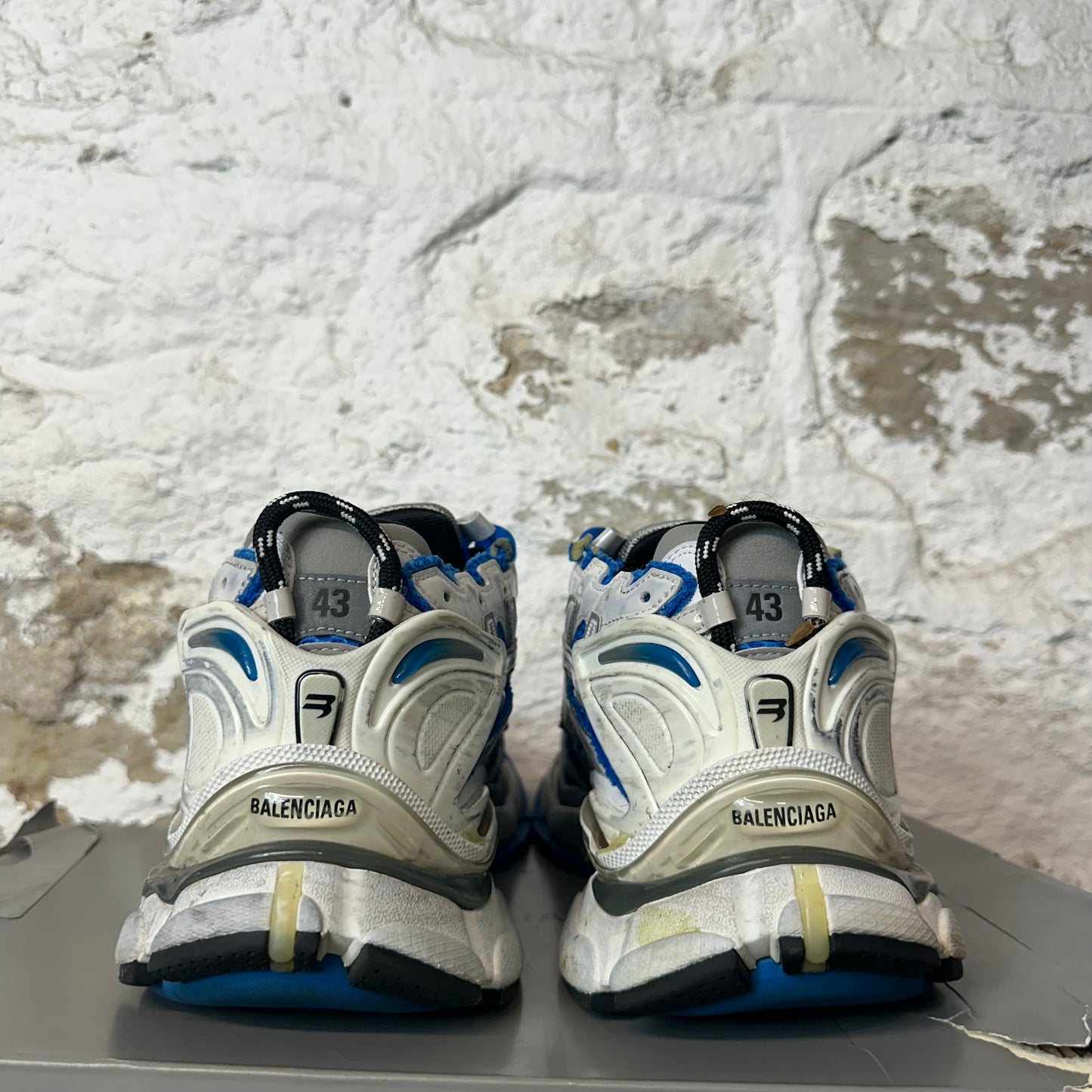 Balenciaga Runner Blue Grey White Sneaker Sz 10 (43)