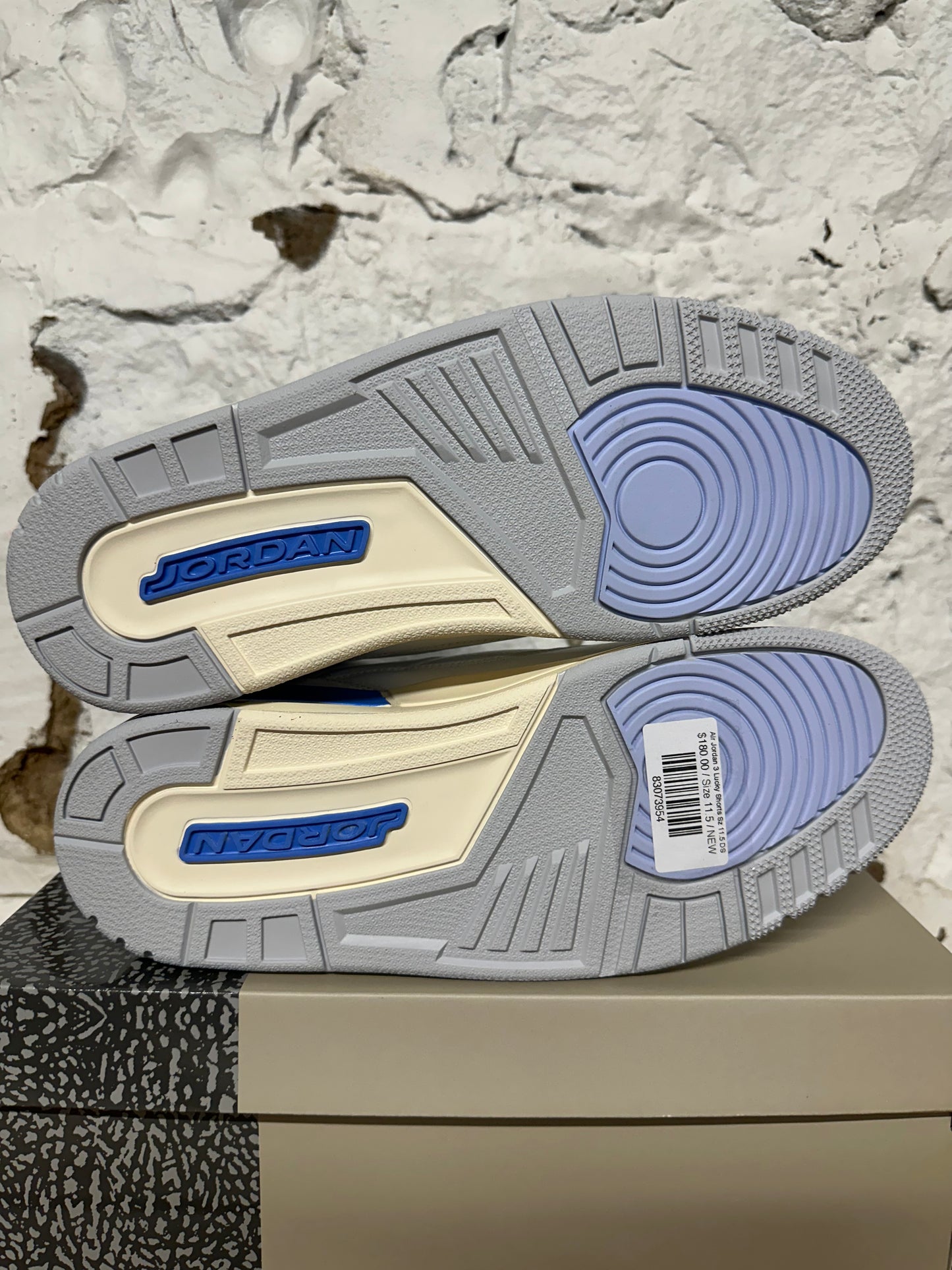 Air Jordan 3 Lucky Shorts Sz 11.5 DS