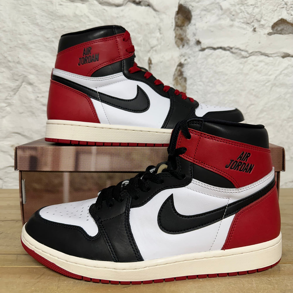 Air Jordan 1 High Reimagined Black Toe Sz 10.5