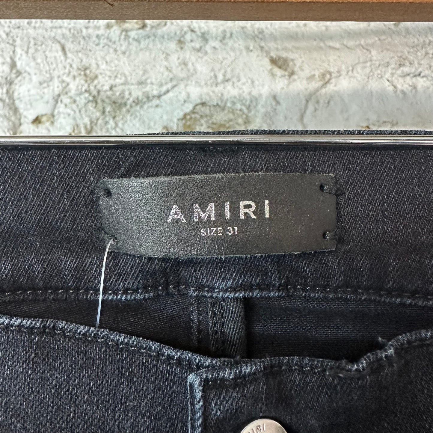 Amiri MX1 Brown Paisley Black Denim Jeans Sz 31