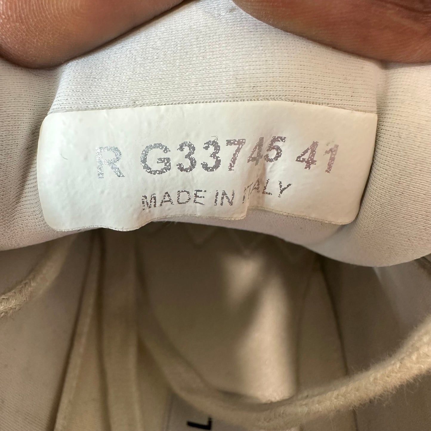 Chanel CC Triple White Trainer Sneaker Sz 8 (41)